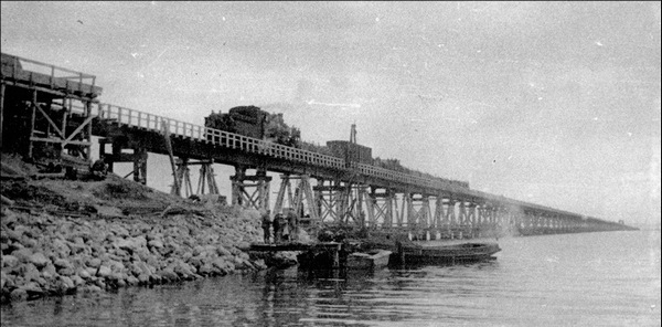 Мост через Керченский пролив 1944 год