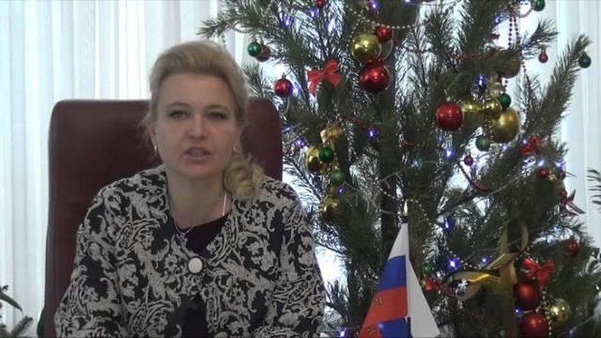 Поздравление с Новым годом Ларисы Щербулы