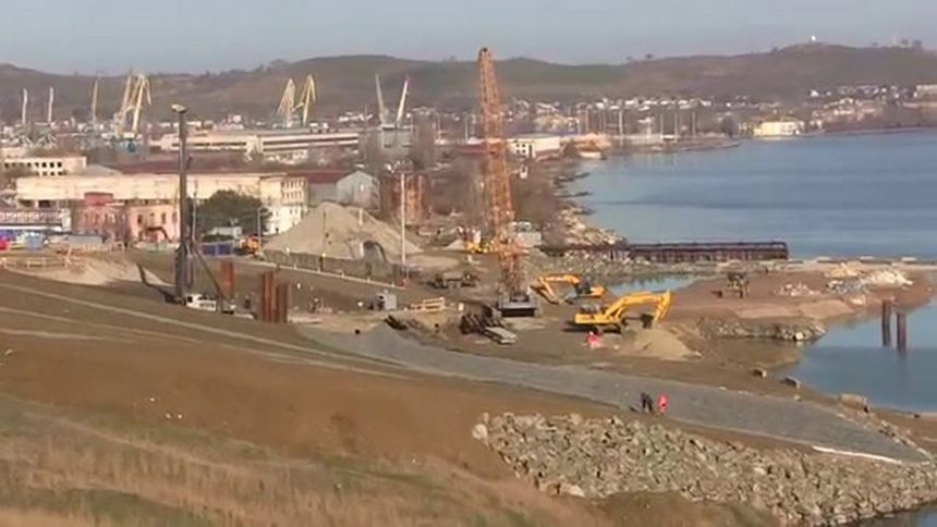 Керчь. Строительство моста от 30.01.2016